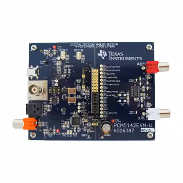 PCM5142EVM-U Texas Instruments  Cartes d'évaluation - Convertisseurs numériques-analogiques (DAC)